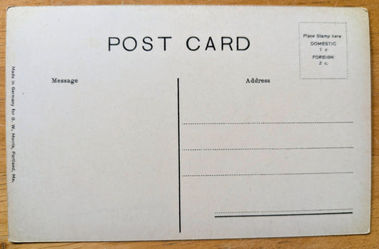 1910s Cove Scene at Ogunquit Maine Postcard - Made in Germany - Antique Chromo Lithograph Ogunquit Beach ME Postcard