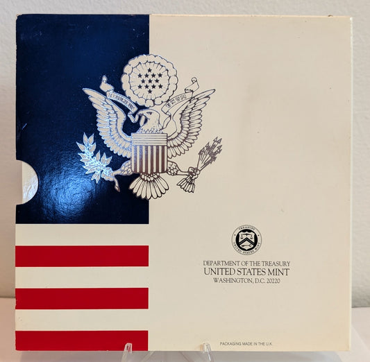 1993 Bill of Rights Commemorative Coin & Stamp Set US Mint - James Madison 90% Silver Half Dollar & Stamp Set