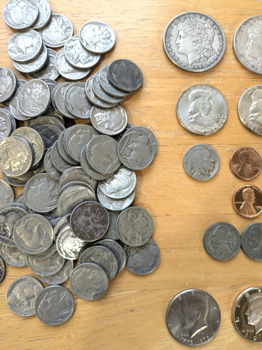 Huge Coin Lot - Silver, Indian Heads, Wheats, Proofs, Old Coins - Check it out! Discount Coin Lot! Great Deal! (Copy)