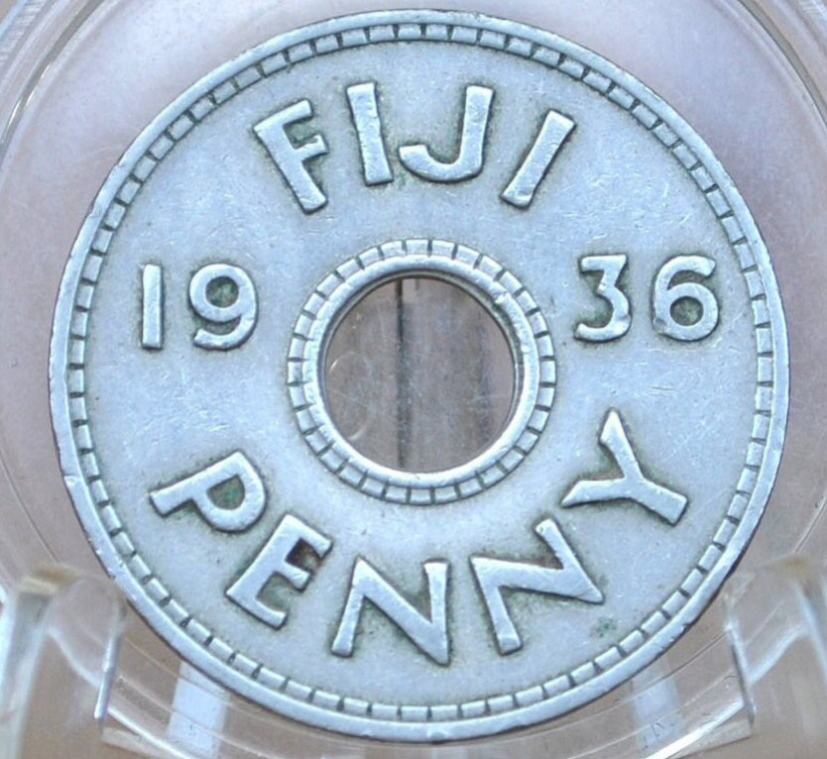 Fiji 1 Cent Coins - UK Issue One Penny Fiji Coins - 30s, 40s, 60s, 70s - Choose by Date - Coins from Fiji -