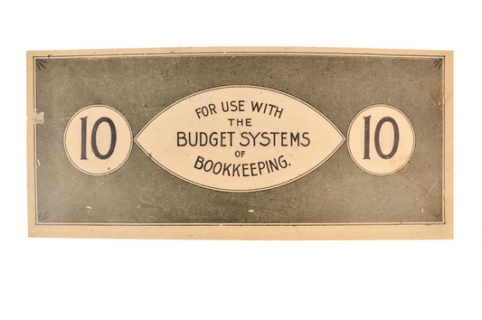 1890s Dover Business College Currency 10 Dollar Note - Dover, NH - Uncirculated (UNC) - Rare Dover College Ten Dollars Trade Currency Note