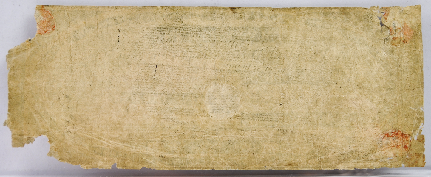 1841 Plymouth Bank 1 Dollar Massachusetts Banknote - RARE Massachusetts Obsolete Note - 1841 Plymouth MA One Dollar Early Obsolete Note