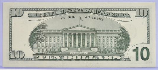 1999 Federal Reserve 10 Dollar Star Note - Cleveland (D) Issue - Uncirculated (UNC) - 1999 Ten Dollar Green Seal Star Note - Fr#2033-D*