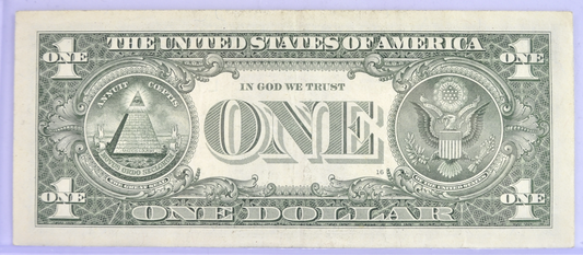 2021 Fancy Repeater Serial Number 1 Dollar Banknote - 71344498 - 2021 One Dollar Cool Serial Number Note - Fr.3007-L