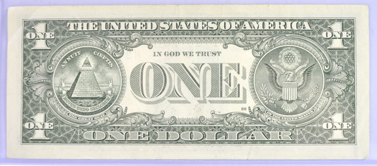 2021 Fancy Repeater Serial Number 1 Dollar Banknote - 34939888 - 2021 One Dollar Cool Serial Number Note - Fr.3007-H