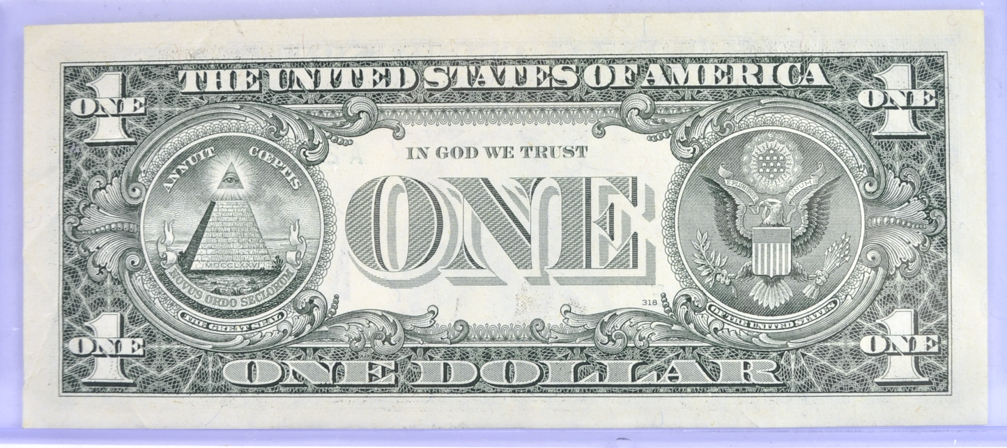1995 US 1 Dollar Jen Rizzotti #21 Autograph Note - Women's Basketball Player Signature - 1995 Autographed One Dollar Note - Fr.1921-A