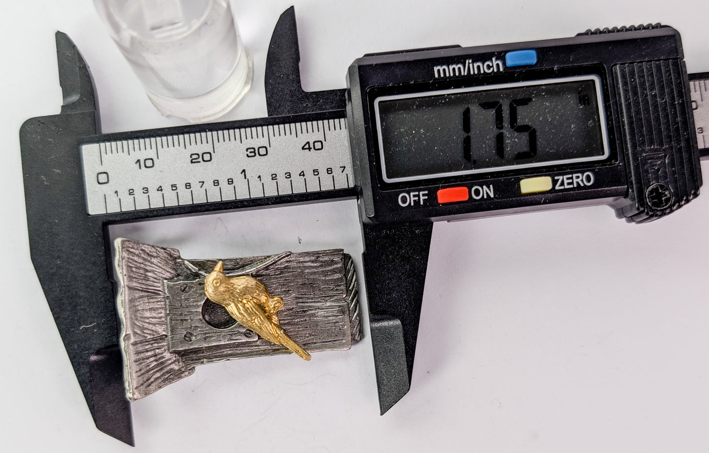 Vintage 1999 M. Bastin Two Tone Birdhouse Pewter Brooch - Vintage M. Bastin Signed Pewter Bird House Pin