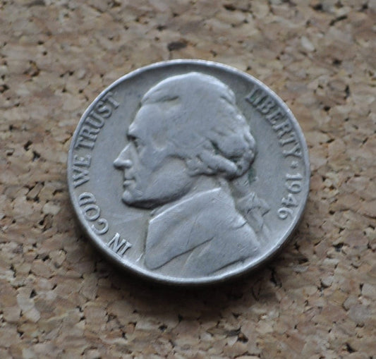 1946 PDS Jefferson Nickels - P,D,S - Choose by Mint Mark and Grade - 1946 S Jefferson Nickel 1946 D Jefferson Nickel 1946 P