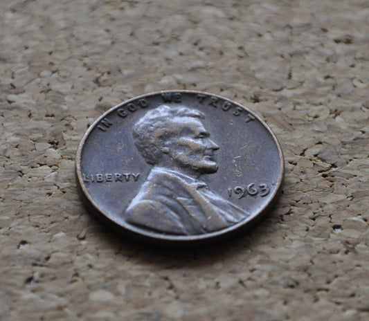 1963 P,D,S Lincoln Memorial Penny - BU - Philadelphia, Denver, San Francisco Mints - Collectible Coin - 1963 P 1963 D 1963 S Memorial Cent