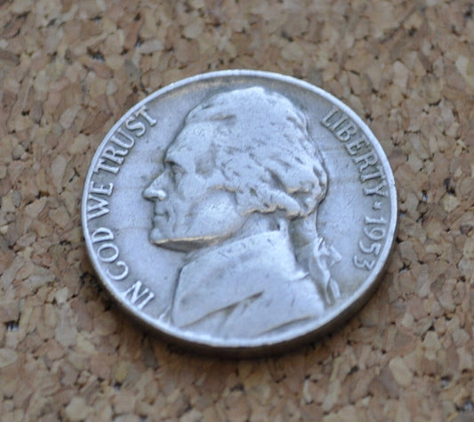 1953 Jefferson Nickel, PDS, Choose by Mint Mark and Grade - Nickel 1953 S Jefferson, Nickel 1953 P Jefferson, Nickel 1953 S Jefferson