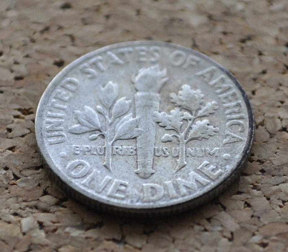 1958 P and D Roosevelt Silver Dimes - Choose Mint and Grade - Roosevelt Dime 1958 P, 1958 D Dime - Circulated & Uncirculated Dimes