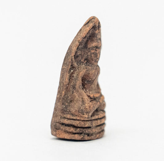Authentic Ancient Thai Buddhist Amulet - Lamphun Region - Religious Amulet Buddhist Antique - Clay - 800 to 1200 Years Old - Thailand