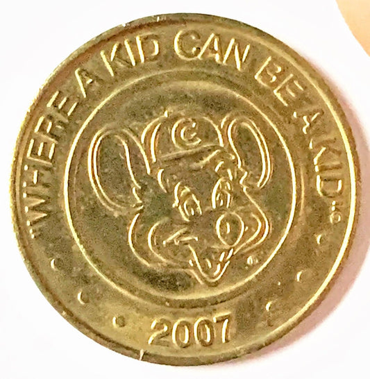 Chuck E. Cheese Tokens - 1980 to 2OO8 - Retro Coin - ChuckECheese Token - Vintage Arcade Token - Where a Kid can be a Kid