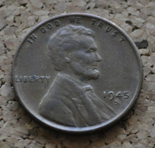 1945 P,D,S Wheat Pennies - Choose by Mint & Grade - 1945 S Wheat Ear 1945 D Wheat Back 1945 Penny - WWII Era Coin