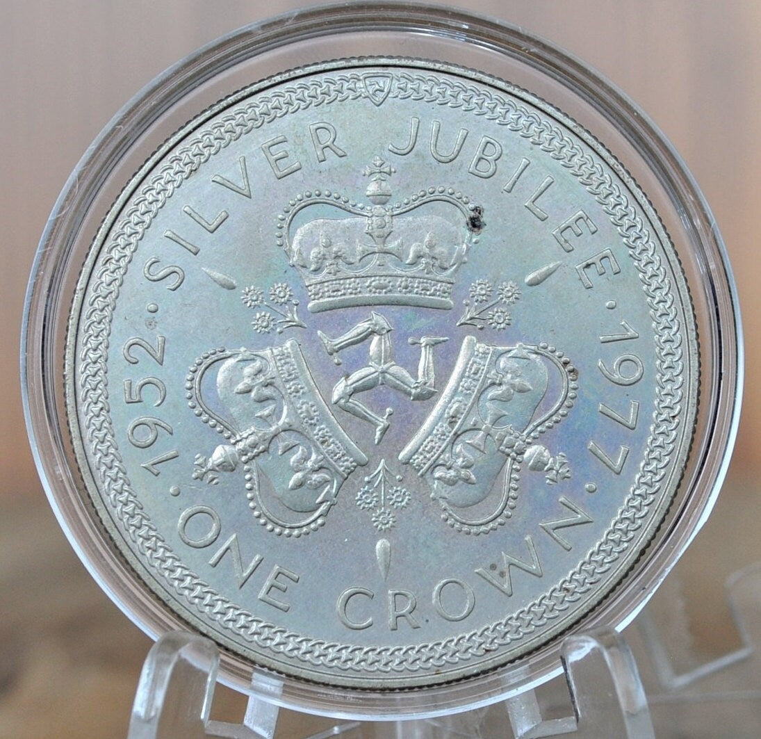 Gibraltar & Isle of Man Commemorative Coins - Royal Wedding, 25 New Pence, George Washington, Horse Tram, Moscow Olympics - Uncirculated