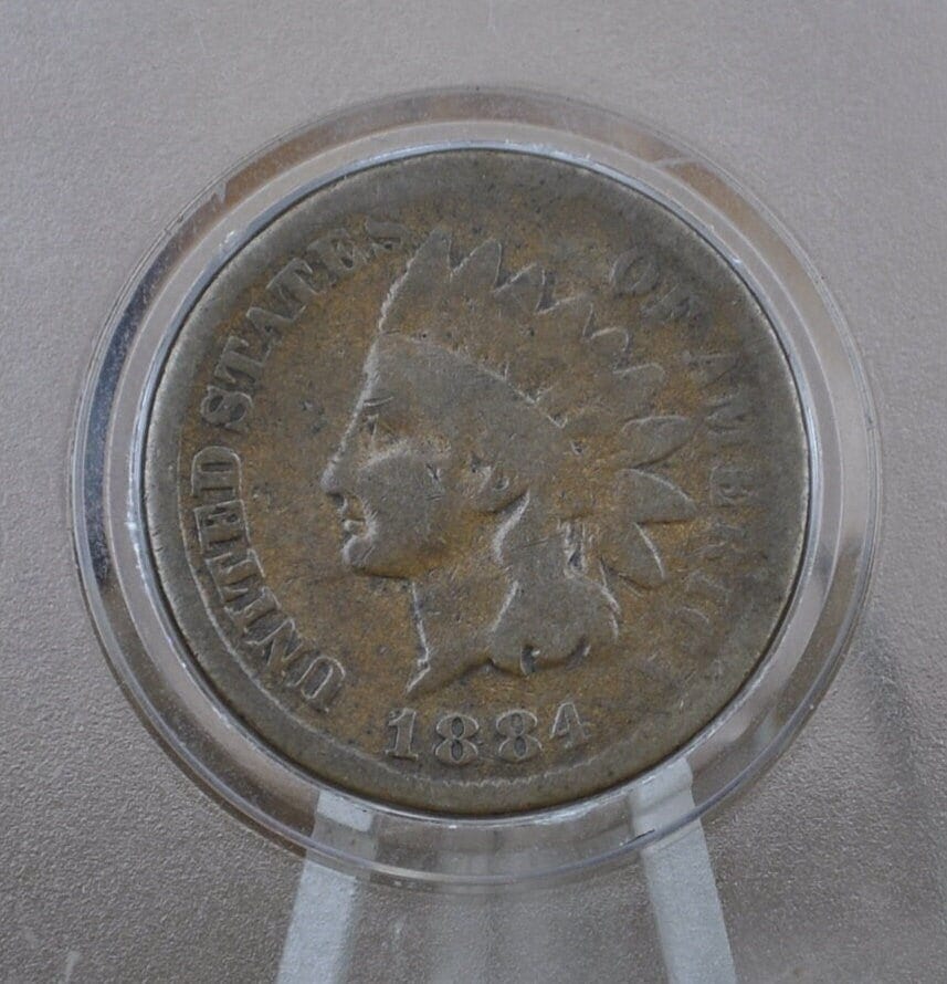1884 Indian Head Penny - Choose by Grade / Condition - Better Date, High Grades - 1884 Indian Cent VF 1884 US One Cent