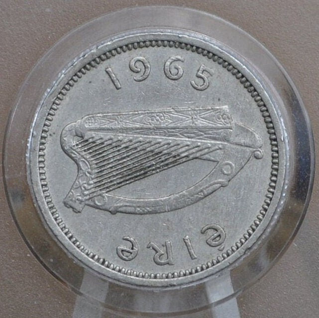 1940s+ Irish 3 Pence Coins - XF-AU Grade / Conditions - Erie 1942 Ireland 1948 3 Pence Ireland - 1942 3 Pence Coin UK 1948