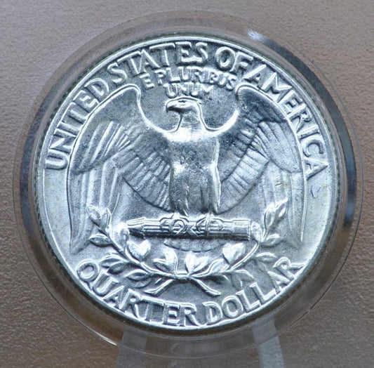 1964 Washington Silver Quarter P&D Mints - BU (Uncirculated) Grade / Condition - Last Year Made 1964 D Washington 1964 P, Denver and Philly