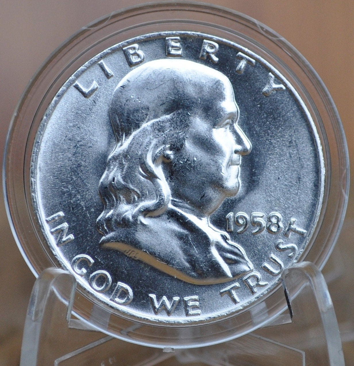 Medio dólar Franklin P&D de 1958 - Elija por Casa de la Moneda y