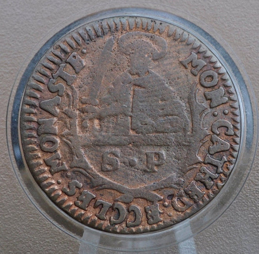 1762 German States 4 Pfennig - Great Details / Condition - Rarer Coin, low mintage of what is known - Four Pfennig 1762 Germany