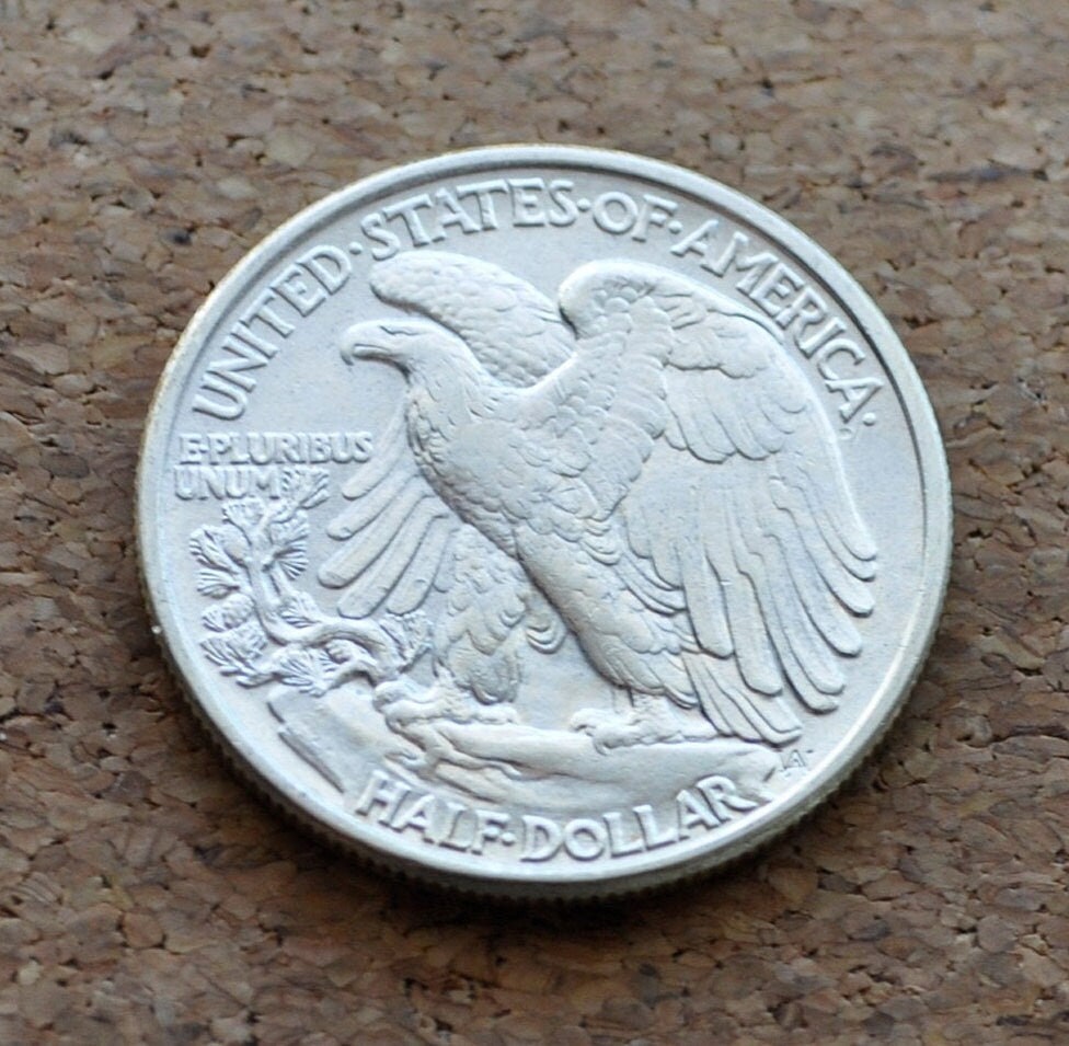 1942 Walking Liberty Silver Half Dollar - VF-BU (Very Fine to Uncirculated) Grade -Philadelphia- 1942 P Half Dollar, Great Mint Luster
