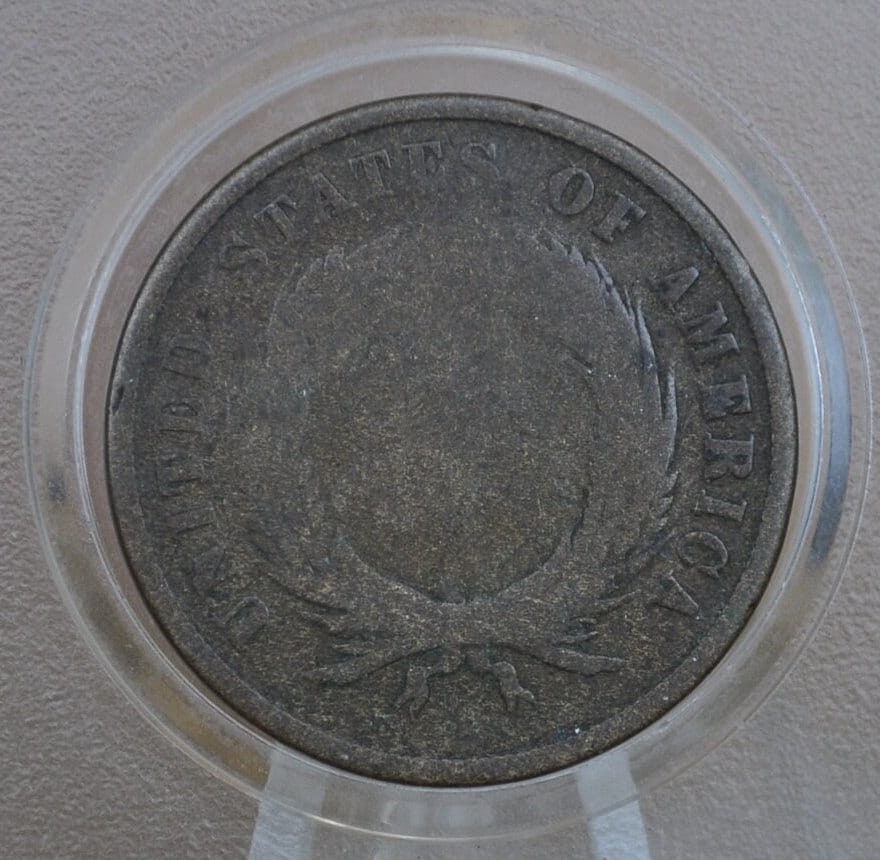 1867 Two Cent US Coin - Choose by Grade / Condition - Civil War Era - 2 Cent Piece 1867