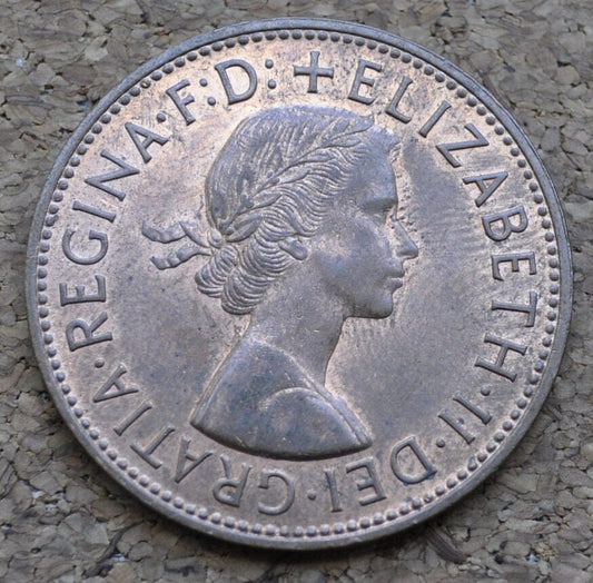 UK Pennies Large Cents 1937-1967 - Choose By Date, mixed conditions - 1930's, 1940's, 1950's 1960's UK Shillings Queen Elizabeth, George VI