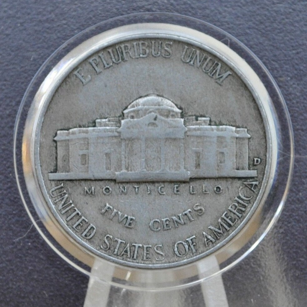 1942 Jefferson Nickel Type 1, P&D Mints - Jefferson Nickel 1942 Type One - Philadelphia and Denver Mints