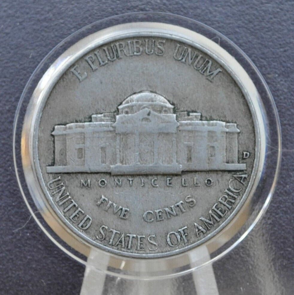 1942 Jefferson Nickel Type 1, P&D Mints - Jefferson Nickel 1942 Type One - Philadelphia and Denver Mints