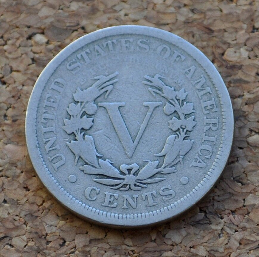 1904 Liberty Head Nickel - VG (Very Good) Condition - 1904 V Nickel - Liberty nickel 1904 Nickel