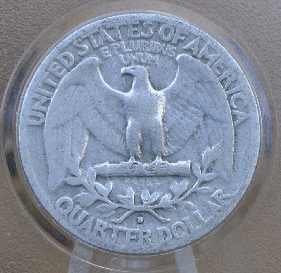 1941-S Washington Silver Quarter - Choose by Grade / Condition - San Francisco Mint - Washington Quarter 1941 S Quarter