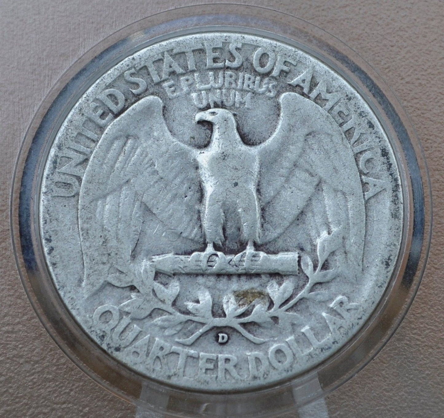 1937 D Washington Silver Quarter - VG-F (Very Good to Fine) - Denver Mint - 1937D Quarter