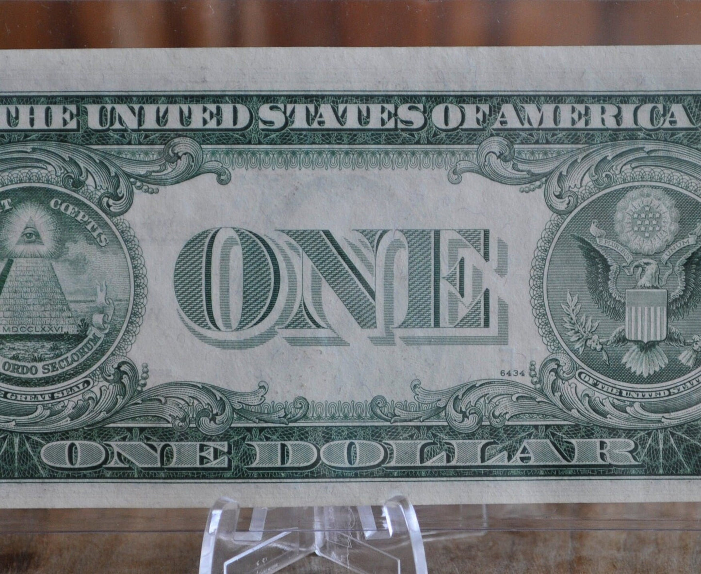 1935 E Silver Certificate Star Note, Blue Seal - AU (About Uncirculated) Grade - E Series Silver Cert 1935 Star Note - High Grade Fr#1614*