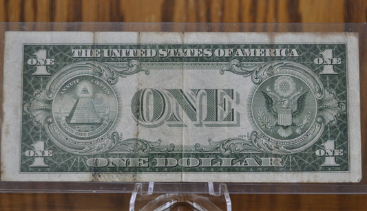 1935-B Silver Certificate Star Note - F (Fine) Grade - Silver Cert 1935 B Star Note - Fr#1611*, 1935B* Silver Cert, Rare Star Note