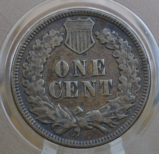 1875 Indian Head Penny - VG-XF (Very Good to Extremely Fine) Choose by Grade - Semi-Key Date - Indian Head Cent 1875 - Indian Head Pennies