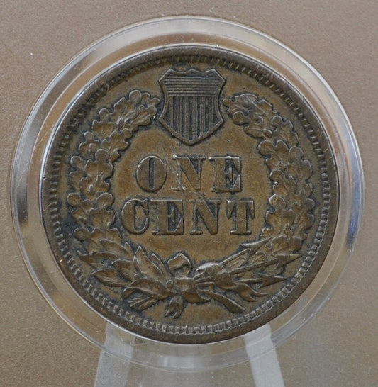 1864 Indian Head Penny - Choose by Grade F-XF (Fine to Extremely Fine) -Civil War Era Coin - Indian Head Cent 1864 Cent - Bronze, No L