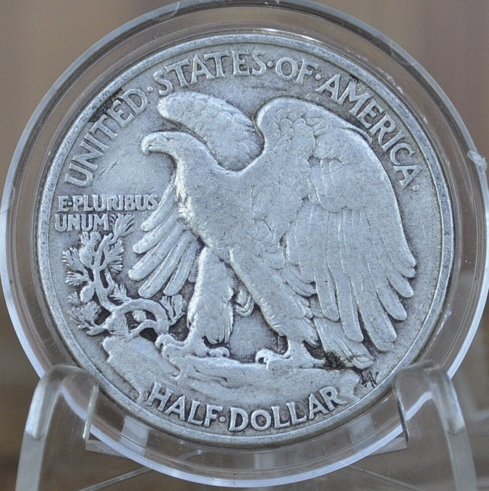 1947 Walking Liberty Silver Half Dollar - VF (Very Fine) Condition - Philadelphia Mint - WLH 1947 P Silver / 1947P Liberty Walking Half
