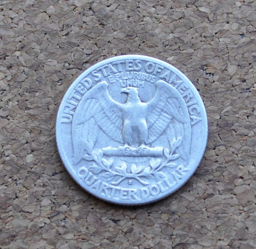 1939-S Washington Quarter - F-VF Grades - San Francisco Mint - 1939S Washington / 1939 S Washington - Silver Quarter - WWII Era Coin