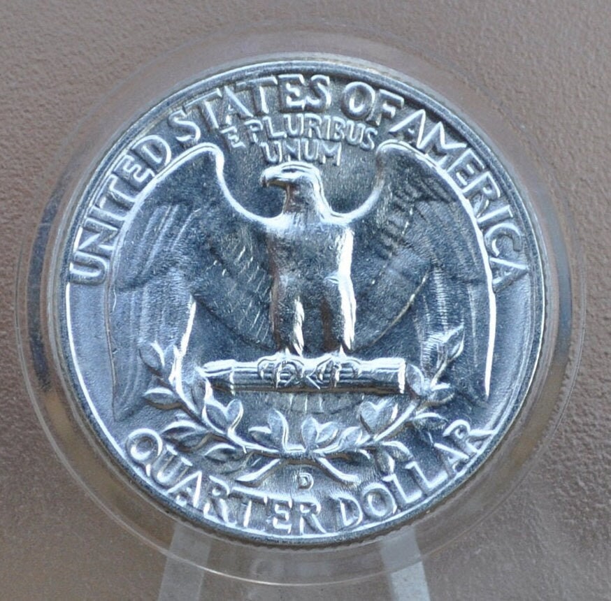 Uncirculated 1955-D Washington Quarter - Denver Mint - BU 1955D Quarter - Silver Quarter