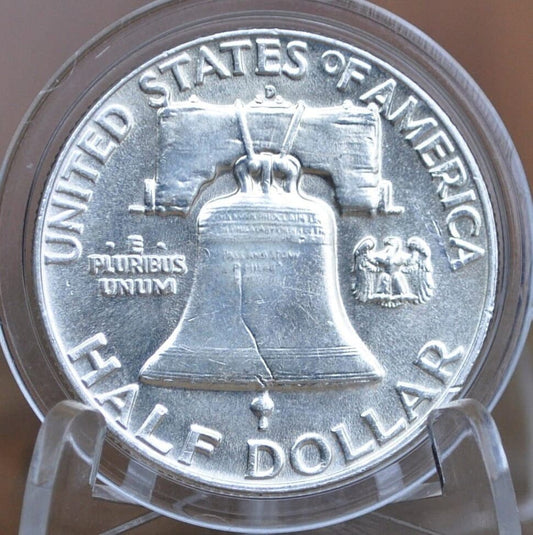 1954 Franklin Half Dollar - Choose by Grade, Circulated to BU - Benjamin Franklin Silver Half Dollar 1954 P - Philadelphia Mint