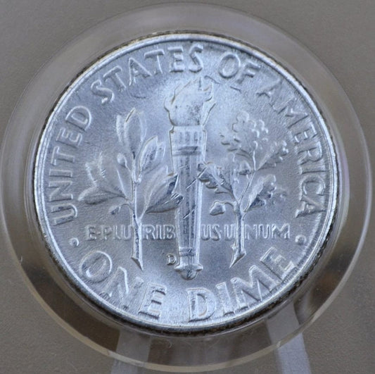 1956 P and D Roosevelt Silver Dimes - Choose Mint and Grade - Roosevelt Dime 1956 P, 1956 D Dime - Circulated & Uncirculated Dimes