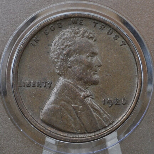 1920 Wheat Penny - VF-AU (Very Fine to About Uncirculated), Choose by Grade - 1920 Wheat Ear Cent 1920 P Penny Wheat Cent 1920