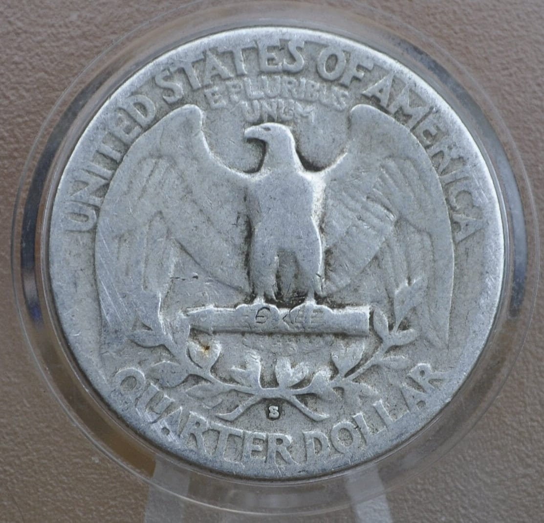 1936-S Washington Quarter - G-VF (Good to Very Fine) Condition; Choose by Grade - San Francisco Mint - 1936 S Quarter - 1936 S Washington