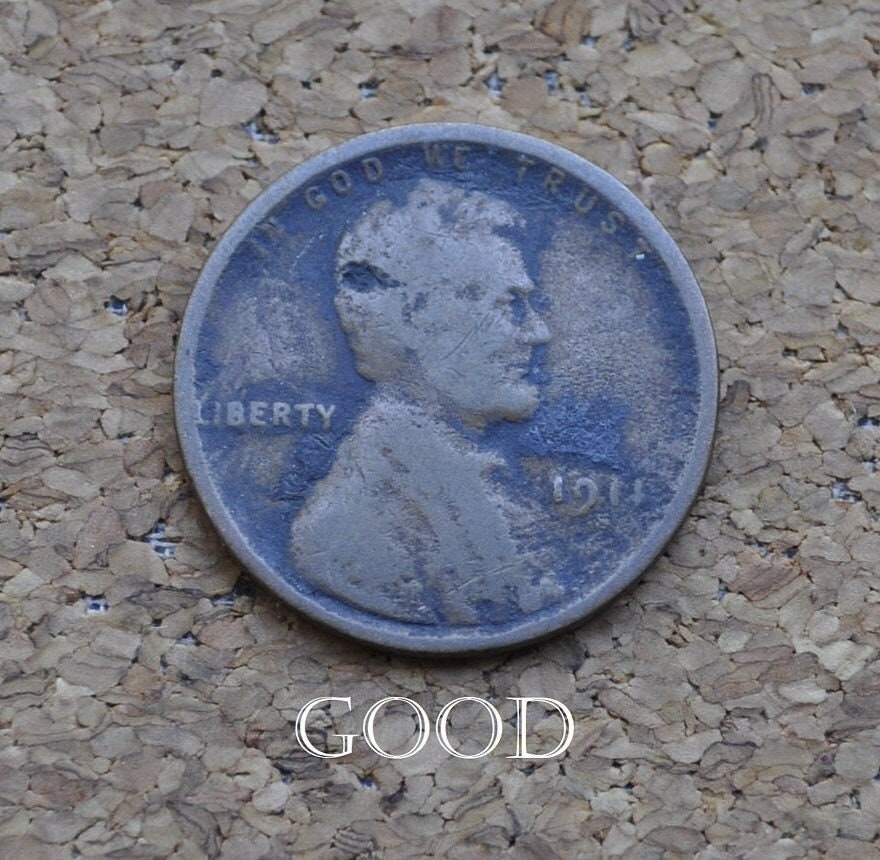 1911-S Wheat Penny - Choose By Grade - G - F (Good To Fine) - 1911 S Wheat Ear Cent - Denver Mint - Better Date & Mint 1911 S Lincoln Cent