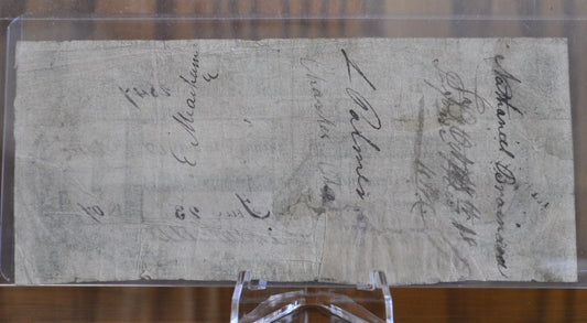 1807 Hillsborough Bank One Dollar Banknote, Amherst NH - One Dollar Note New Hampshire 1807, Early American Banknote - Historic Item