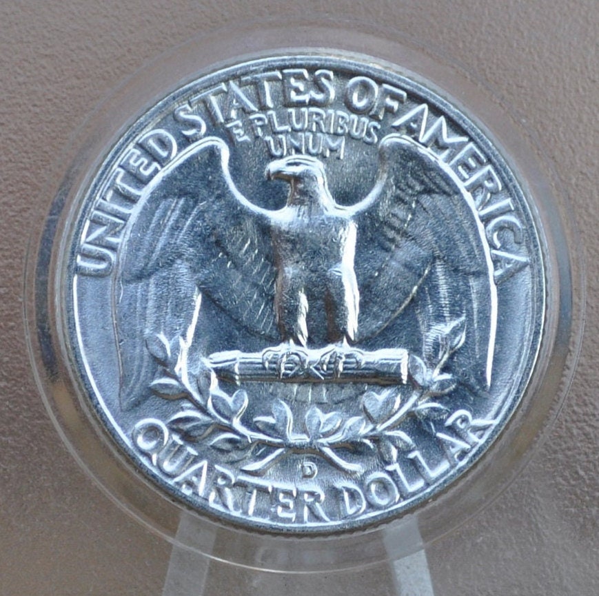 1961 Washington Silver Quarters P&D Mints - 1961 Silver Quarter - Philadelphia and Denver Mints - 1961-D Quarter Silver 1961P Quarter
