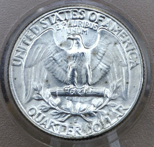 1954 P,D,S Washington Silver Quarter - Choose by Grade & Mint - San Francisco Mint - 1954 S Washington 1954S Quarter 1954 D, 1954 P Quarter