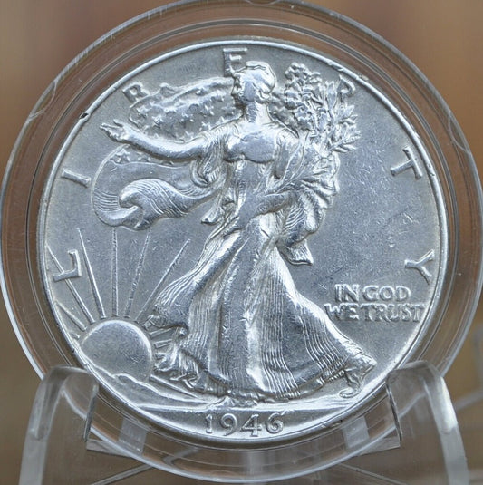 1946-S Walking Liberty Silver Half Dollar - Choose by Grade - San Francisco Mint - WWII Era Coin - 1946S / 1946 S WLh
