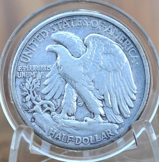 1940-S Walking Liberty Silver Half Dollar - Choose by Grade / Condition - Philadelphia Mint - 1940 S, 1940 P Liberty Walking