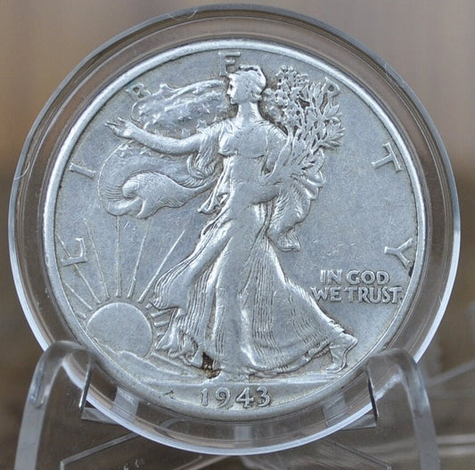 1943 S Walking Liberty Half Dollar - Choose by Grade - 1943 S Half Dollar - WWII Era Half Dollar - 1943 S Silver Half Dollar